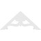Ekena Millwork Pitch Cornelia Architectural Grade PVC Gable Pediment, 48"W x 22"H x 1"P (11/12) GPP048X022X100CRN - alternate 5